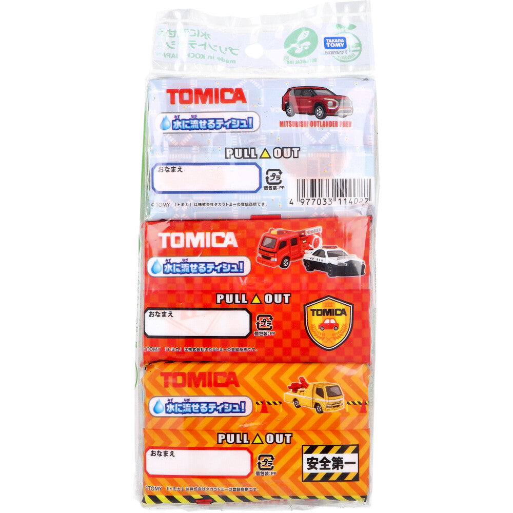 Tomica Flushable Printed Tissues 16 sheets (8 packs) x 6 pieces 1 piece