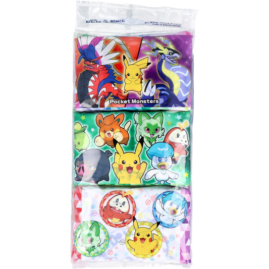 Pokemon Flushable Printed Tissues 16 sheets (8 packs) x 6 packs 1 unit