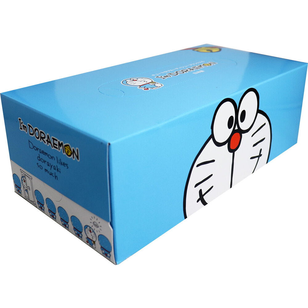 Doraemon Cute Blue Tissue Box 300 sheets (150 pairs) 1 piece