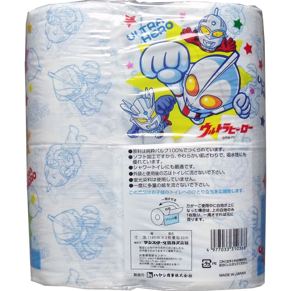 울트라 히어로 화장지 30m 더블×4 롤 1개