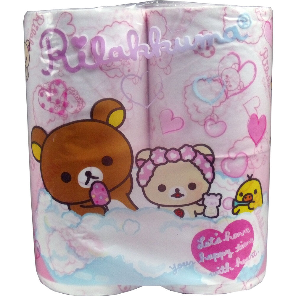 Rilakkuma toilet paper 30m double x 4 rolls 1 piece
