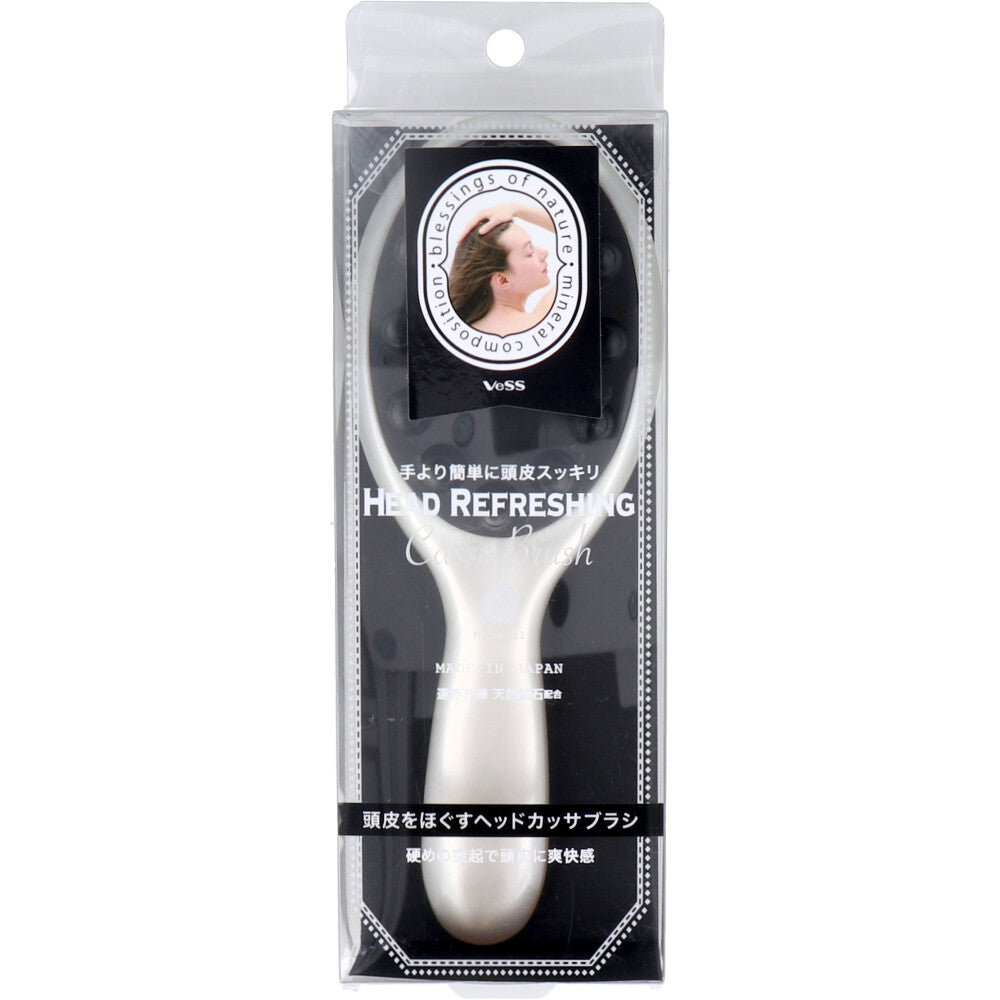 Head cassa brush with far infrared rays and natural minerals HC-900 1 piece