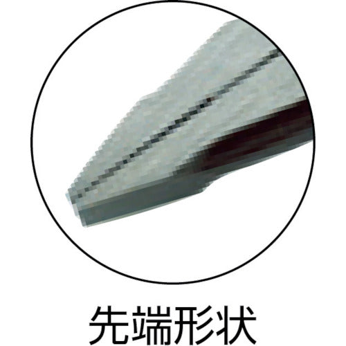 바코 라운드 노즈 플라이어 전체 길이 174mm A49.5mm 2421 G-160 1 쵸