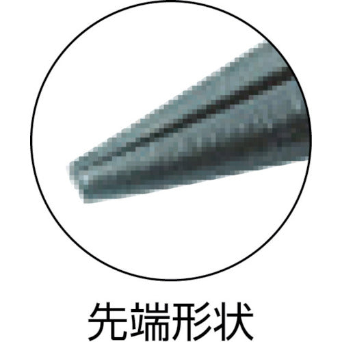 바코 롱 노즈 라디오 펜치 절단 능력 : 철선 Φ2.0mm, 구리선 Φ2.0mm, 경선 Φ1.50mm 2430D-200 1 정