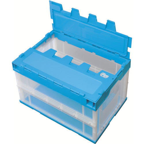 세키스이 뚜껑 일체 락 부착 오리콘 블루 5LRFSCB 1개