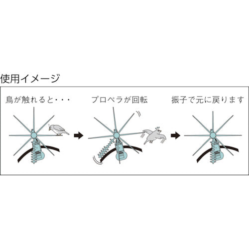 日動電工　防鳥用品　とりクルクル　TKK　1 個