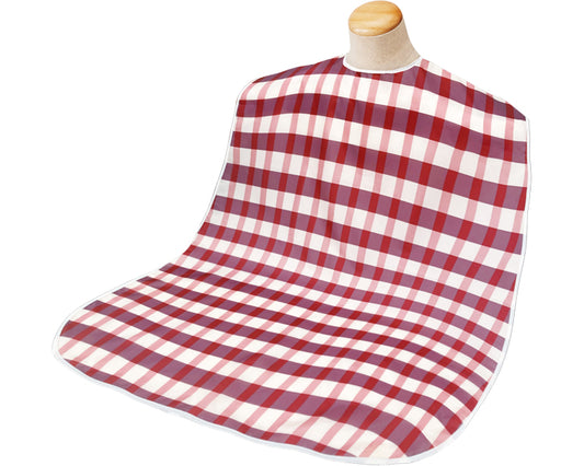 소프라피렌 앞치마 테두리 체크 롱 / 102310 핑크 1장