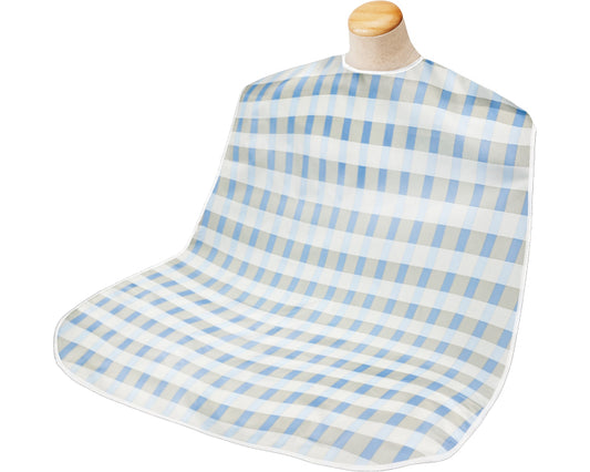 소프라피렌 앞치마 테두리 체크 롱 / 102312 블루 1장