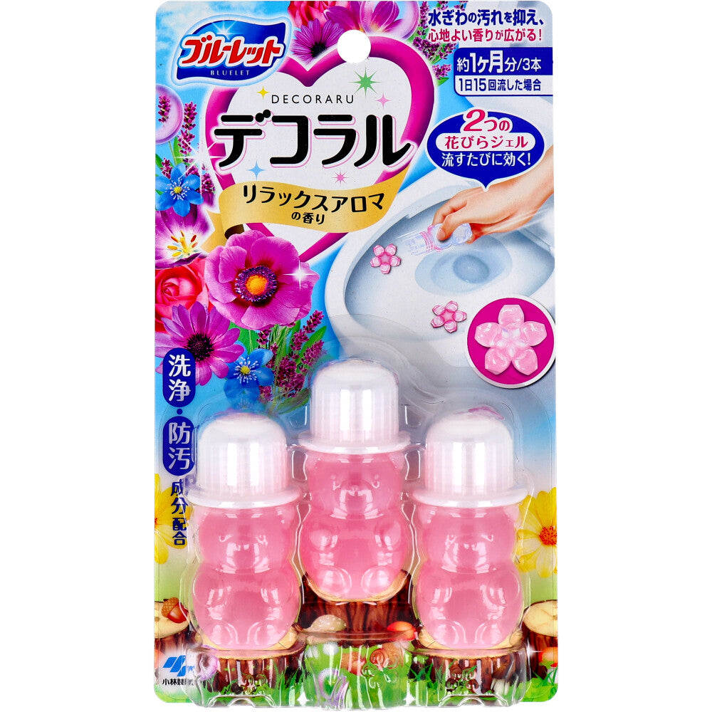 Bluelet Decoral Relaxing Aroma 7.5g x 3 bottles 1 piece