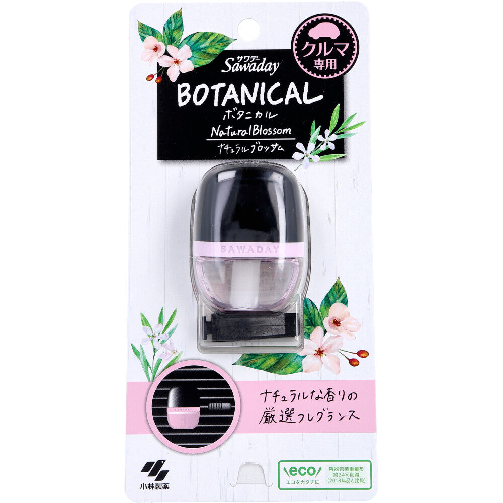 サワデー クルマ専用クリップ ボタニカル ナチュラルブロッサム 6mL 1 個
