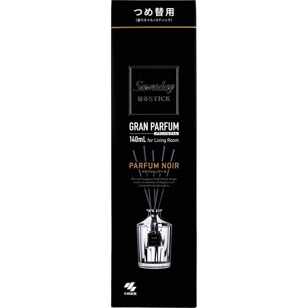 サワデー香るスティック グランパルファム 詰替用 パルファムノアール 140mL 1 個