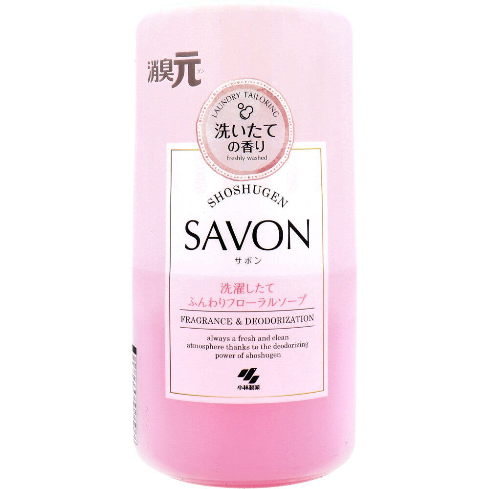 탈취원 SAVON(사본) 세탁한 푹신푹신 플로랄 비누 400mL 1개
