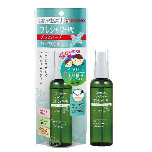 Kincho Skin Insect Repellent Pre-Shower DF Mist Plus Herb 100mL 1 pc