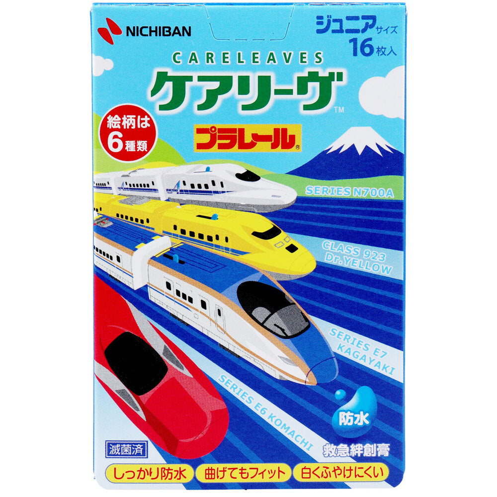 ケアリーヴ プラレール 防水タイプ ジュニアサイズ CLB16PRN 16枚入 1 個