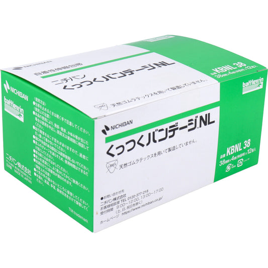 ニチバン くっつくバンデージNL 38mm×4m 12巻入 1 個