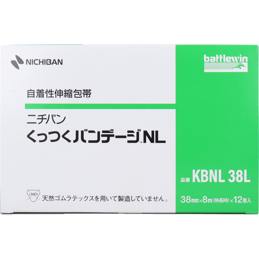 ニチバン くっつくバンデージNL 38mm×8m 12巻入 1 個