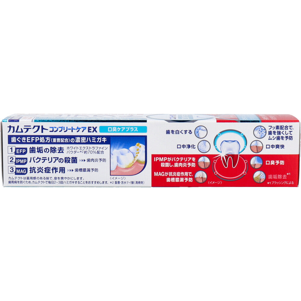 薬用カムテクト コンプリートケアEX 口臭ケアプラス 薬用ハミガキ 105g 1 個