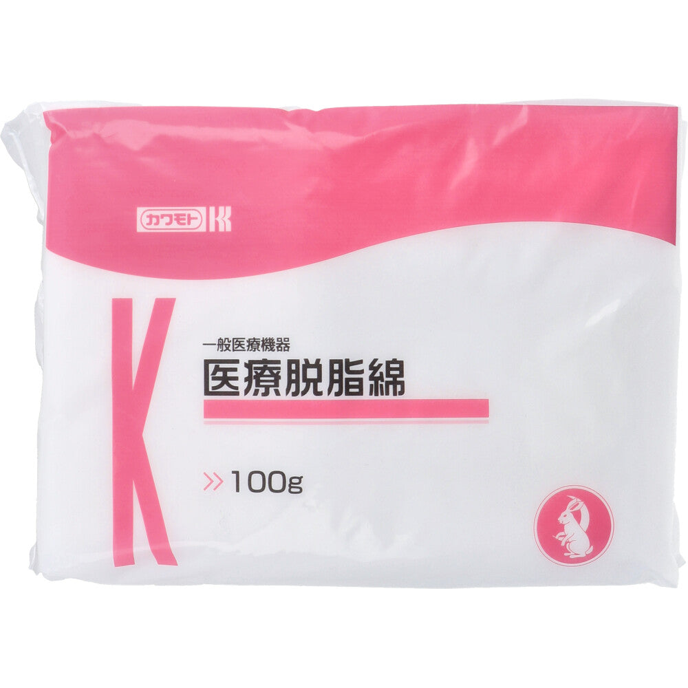 Kawamoto Medical Absorbent Cotton 100g 1 piece