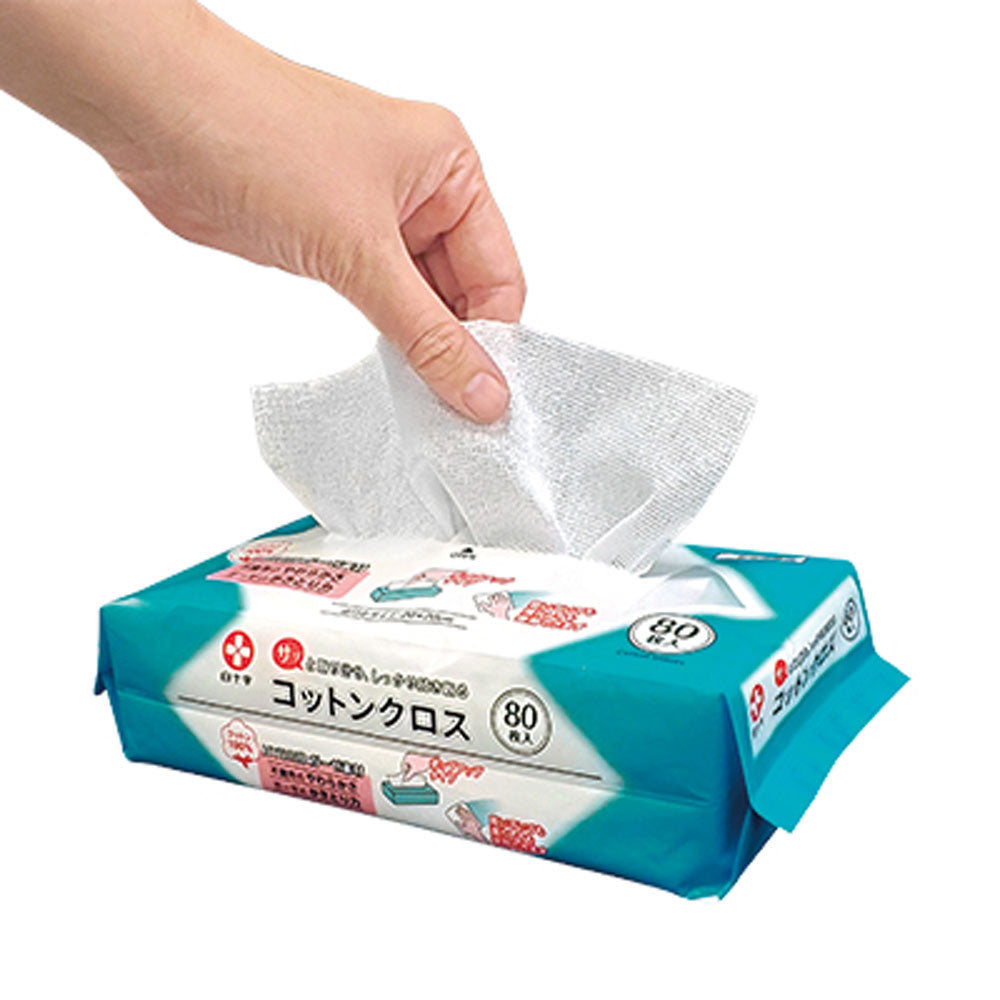 Cotton cloth 20×20cm 80 sheets 1 piece