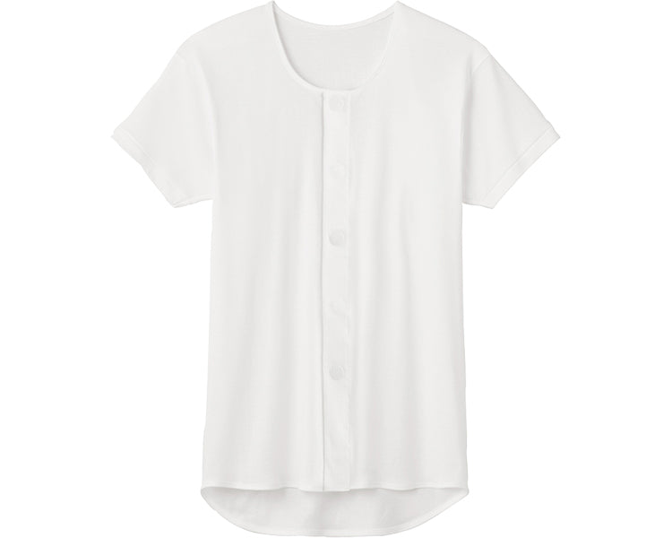 半袖ワンタッチシャツ　紳士用 / HWC319　LL　ホワイト　1 枚