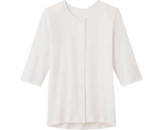 7分袖ワンタッチインナー　婦人用 / HW0434　M　ホワイト　1 枚