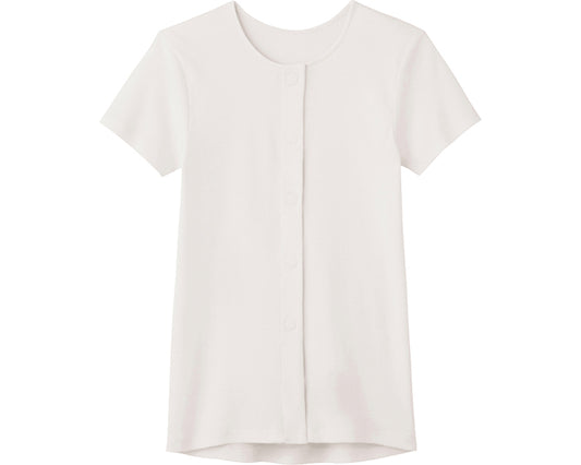 3分袖ワンタッチインナー　婦人用 / HW0438　L　ホワイト　1 枚