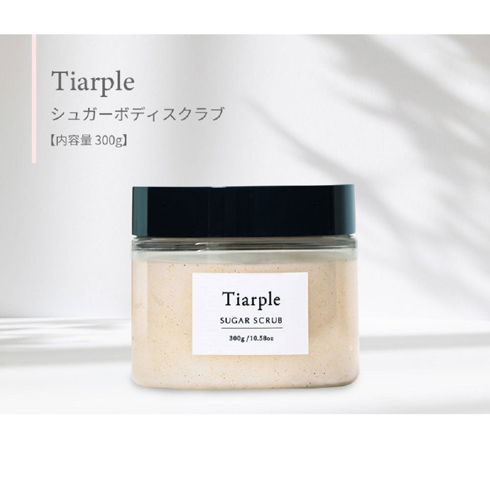 Tiarple Sugar Scrub, scrub cleanser, Tiarple Amber Vanilla scent, 300g, 1 piece