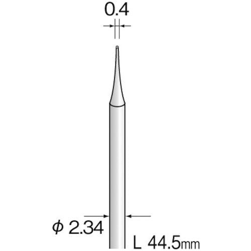Ｍｉｎｉｍｏ　スチールカッター　スパイラルカット　Φ０．４　BS1201　1 PK