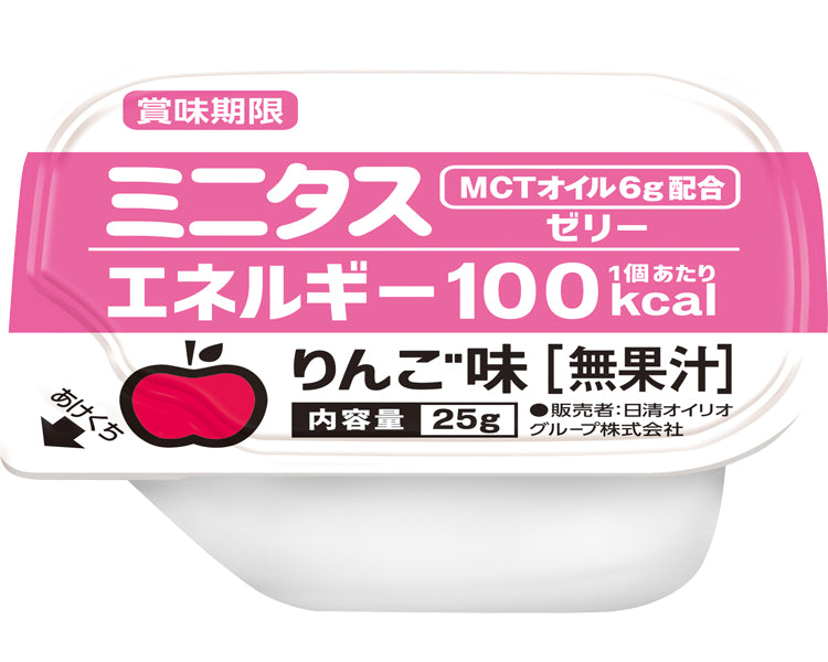 ミニタス　エネルギーゼリー　りんご味 / 021147　25g×9個　1 小箱