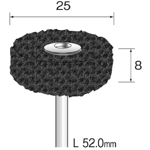 Minimo 쿠션 썬더 적층 #180 φ25 (10개입) EA5111 1 PK
