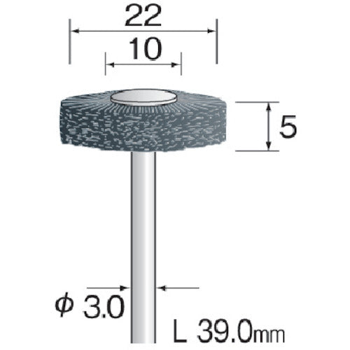 Minimo Metal Brush Wheel Steel φ22 (3 pieces) FC4101 1 PK