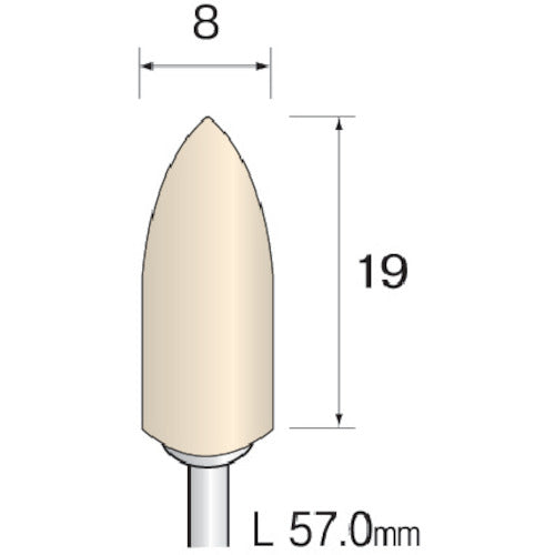 Minimo Felt Buff Soft Φ8 (10 pieces) GA1032 1 PK