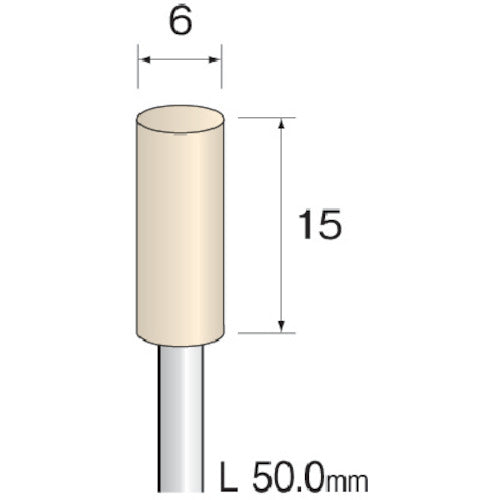 Minimo Felt Buff Hard Φ6 (10 pieces) GA2133 1 PK
