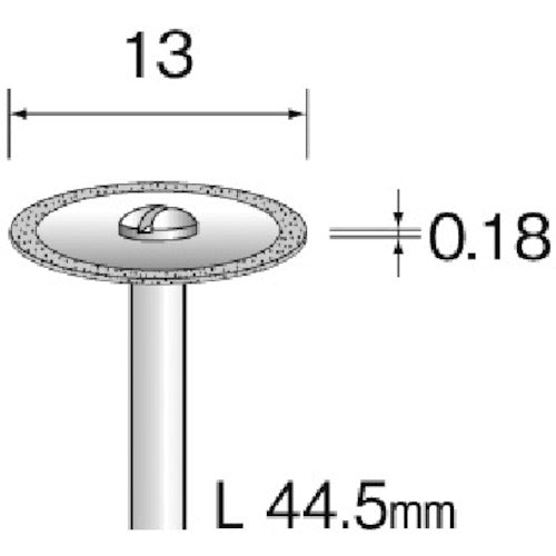 Minimo Electroplated Diamond Cutting Disc Φ13 MC1103 1 piece