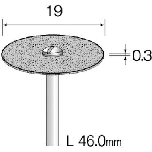 Minimo Metal Bond Diamond Cutting Disc Full Layer Φ19 MC1312 1 Piece