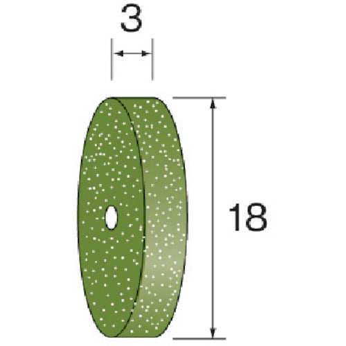 Minimo Rubber Grindstone Wheel #120 (10 pieces) NA2621 1 PK