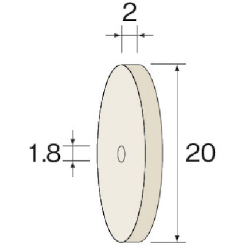 Minimo Felt Wheel φ20 (10 pieces) NA4611 1 PK