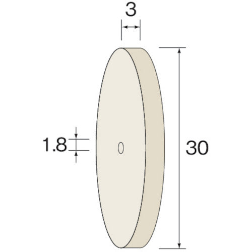 Minimo Felt Wheel φ30 (10 pieces) NA4631 1 PK