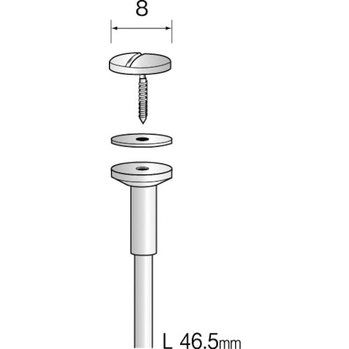Minimo 맨드레일 φ1.6~φ1.8홀용 (10개입) PA1002 1봉