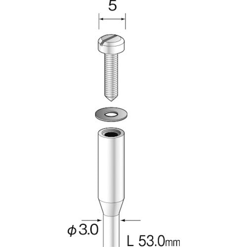 Minimo Mandrel for φ3.0 holes (5 pieces) PA1312 1 bag