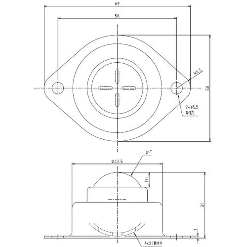 ＩＳＢ　イグチベアー　ＩＭ−２５　スチール製　IM-25　1 個