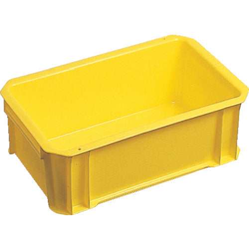 DIC DA형 컨테이너 DA-3 박스형 외치수：W264×D165×H95 옐로우 황 DA-3 1개