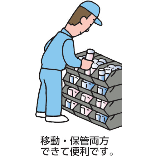 ＤＩＣ　Ｂ型コンテナ　Ｂ−３　外寸：Ｗ５３０×Ｄ２８５×Ｈ２１７　グレー　B-3　1 個