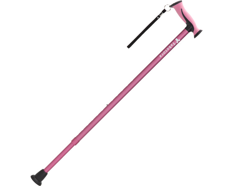Bamboo walking stick wide / 104982 pink 1 piece