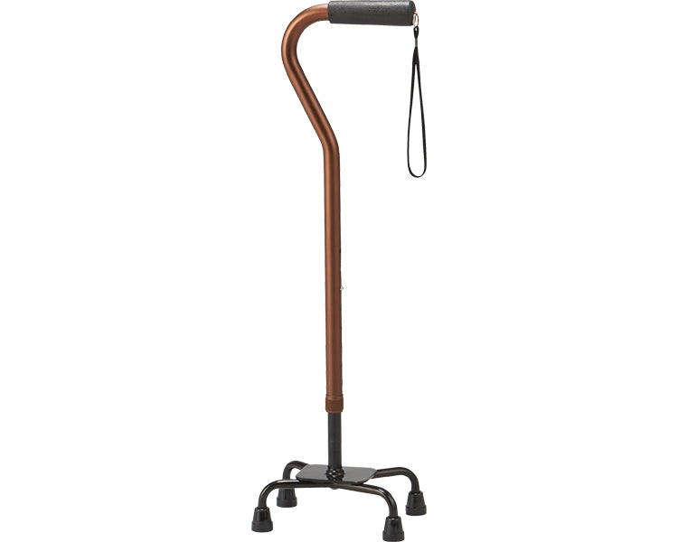 Aluminum 4-pronged cane / AQ-11BR Brown 1 unit