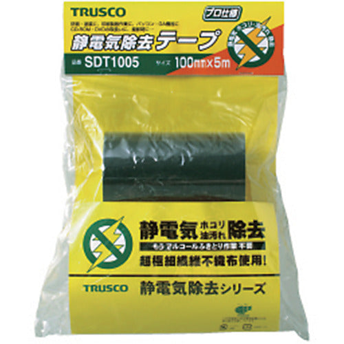 ＴＲＵＳＣＯ　静電気除去テープ　幅２５ｍｍＸ長さ５ｍ　SDT255　1 巻