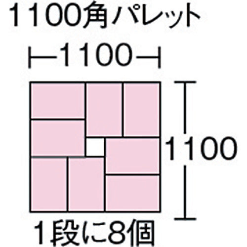 ＤＩＣ　Ｆ型コンテナＦ−４用短手仕切板：２４３×４２　青　F-4S　1 枚