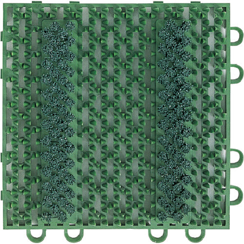 Condor Evac Outdoor Mat Brush Hard Mat YL Main Piece Green F-117-HK-G 1 Piece