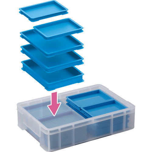 세키스이 PZ형 컨테이너 PZ-0008 블루 블루 PZ-0008 1개