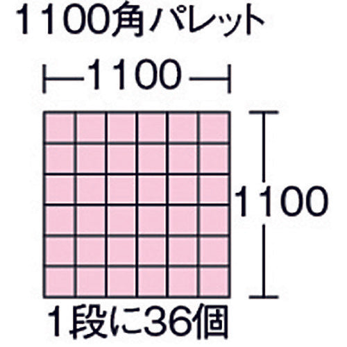 積水　トヨタ規格コンテナ　ＴＰ−１１１　グレー　TP-111　1 個